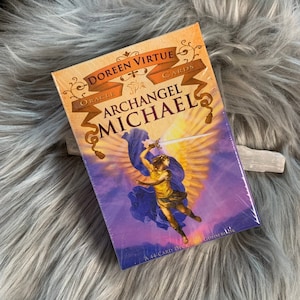 Versiegelt! Erzengel Michael Orakel Kartenspiel mit physischem Anleitungsbuch von Doreen Virtue | Werkseitig versiegelt Vergriffen, selten! AUTHENTISCH!