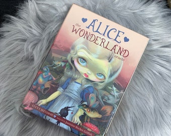 Alice the Wonderland Oracle Card Deck and Physical Guidebook Set By Lucy Cavendish Artwork by Jasmine Becket Griffith