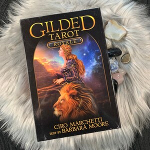 ギルデッド タロット ロワイヤル タロット カード デッキ イラスト入りガイドブック ボックス セット (Ciro Marchetti 著) ラージ ボックス セット
