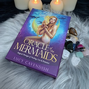 Jeu de cartes L'Oracle des sirènes avec guide physique par Lucy Cavendish