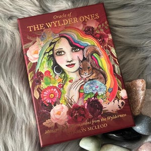 Baralho de cartas Oracle of Wylder Ones com guia físico por Sharon McLeod, Mensagens e Afirmações da Wylderness