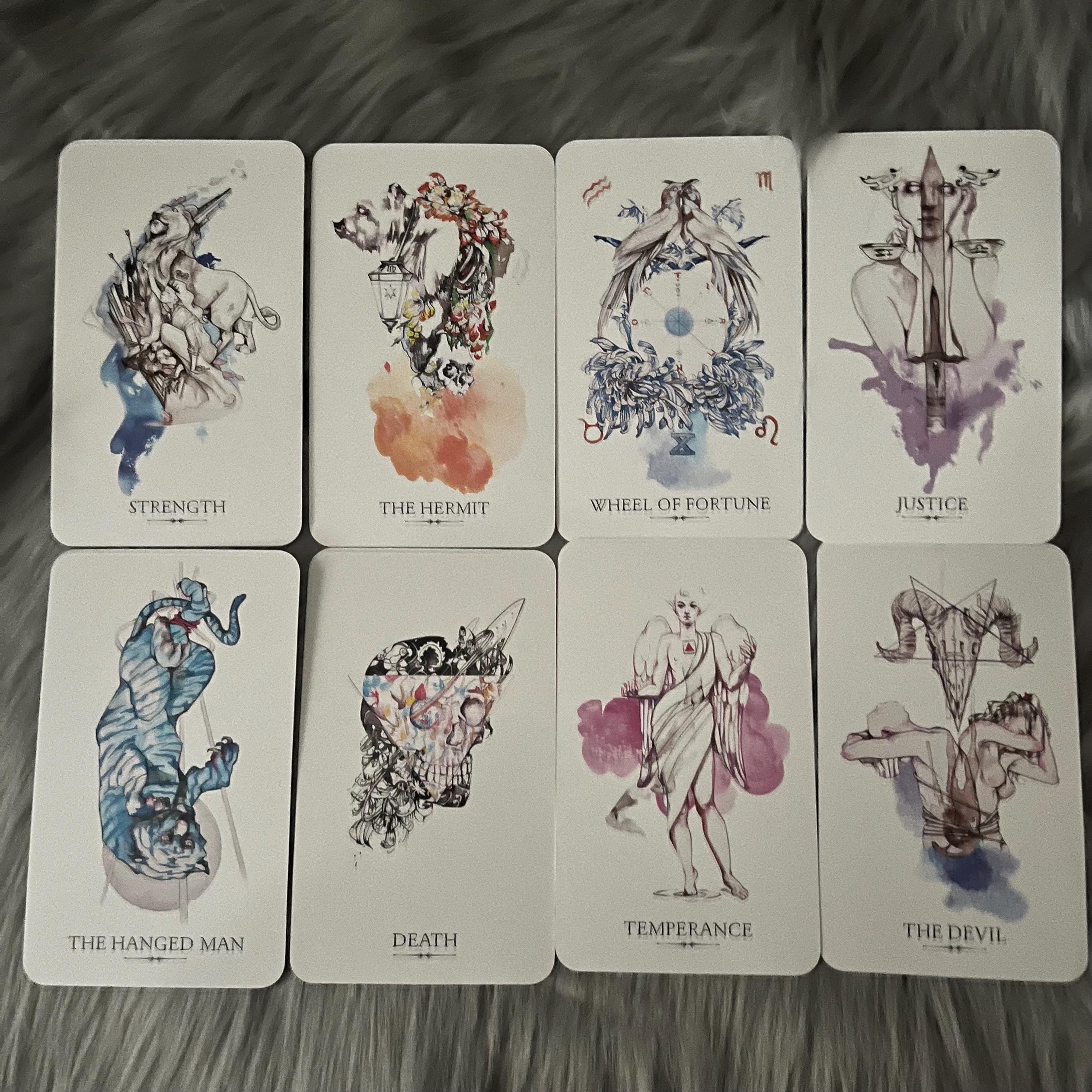The Linestrider Tarot Card Deck and Physical Guidebook Box Set by