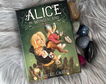 Alice in Wonderland Oracle Card Deck and Physical Guidebook Set By Paolo Barbieri