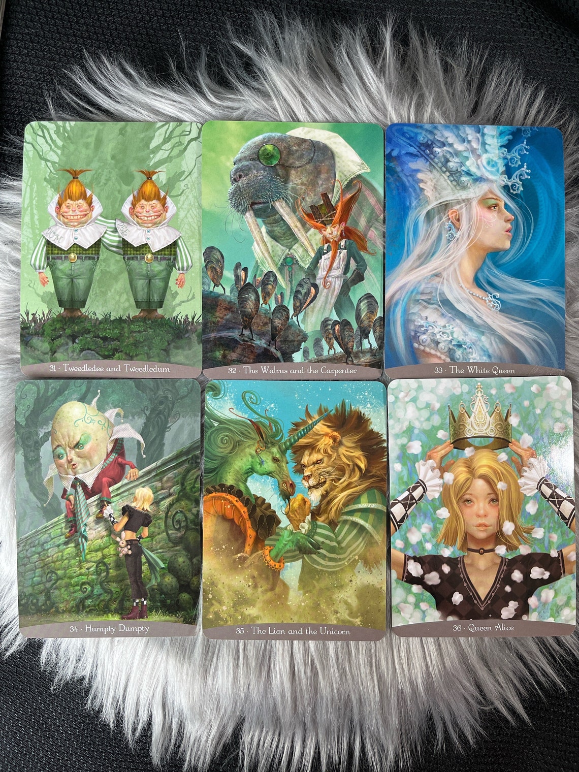 Wonderland Rune Oracle Alice in Wonderland Oracle Card Deck and Physical Guidebook Set by ...