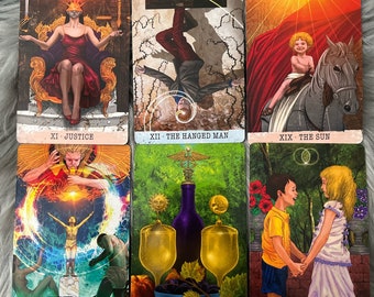 Wanderer's Tarot Card Deck With Physical Guidebook Included by