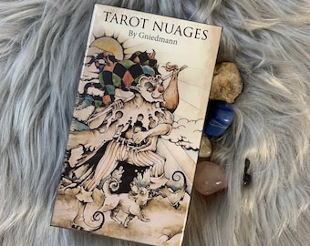 Tarot of Nuages Card Deck with Physical Guidebook Set by Gniedmann