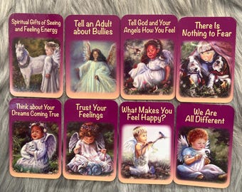 Cherub Angel Oracle Cards for Children With Guidebook by