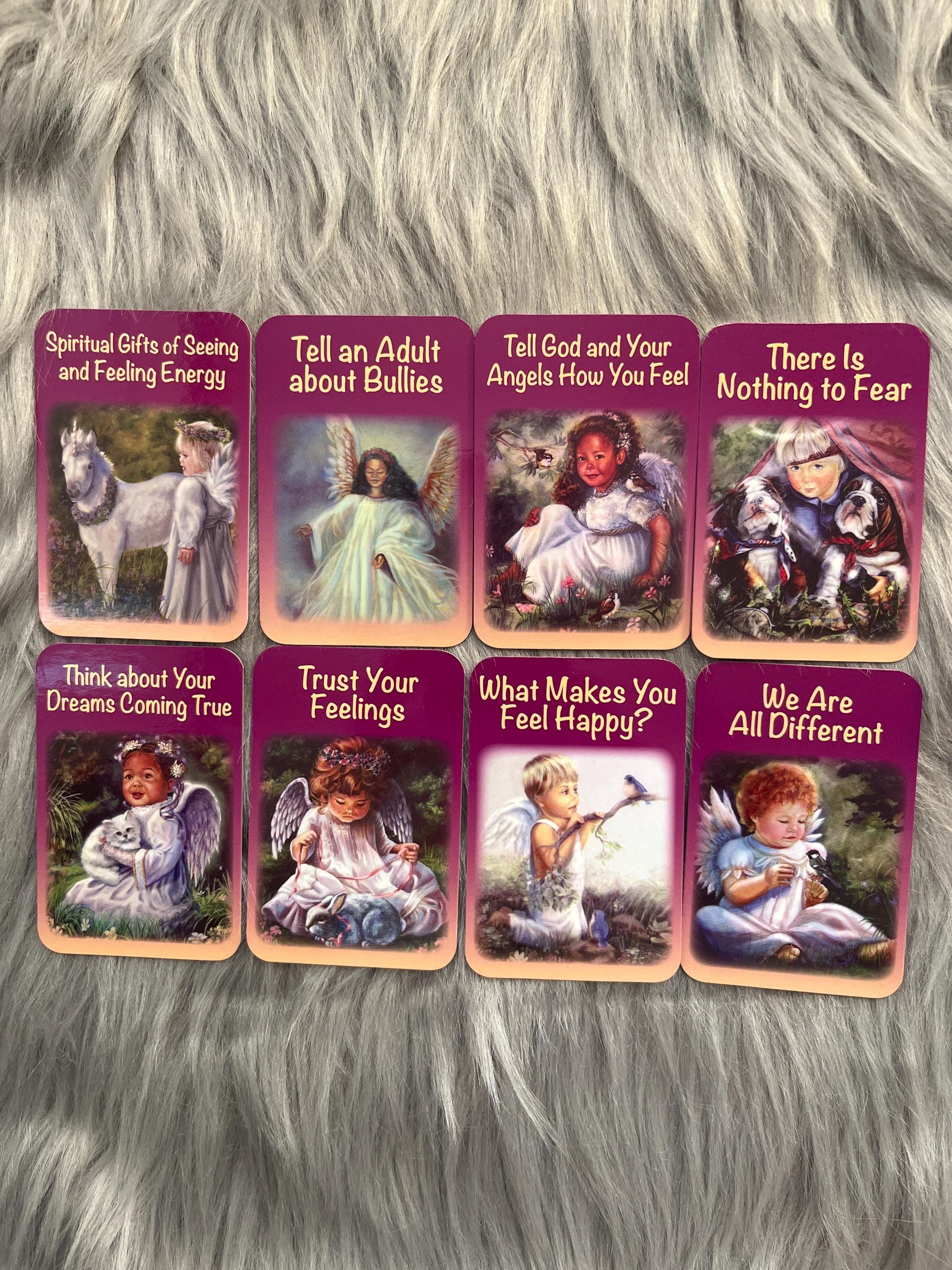 Cherub Angel Oracle Cards for Children With Guidebook by