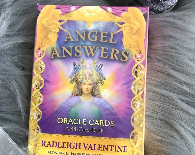 Angel Answers Oracle Deck With Digital Guidebook by Radleigh Valentine