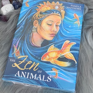 The Zen of Animals Oracle Card Deck with Physical Guidebook Set By Pamela Matthews