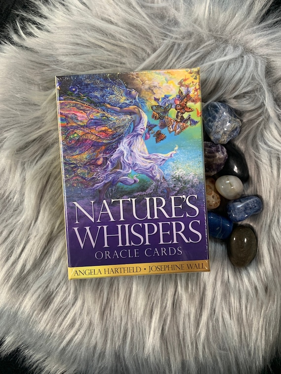 Nature's Whisper Oracle Card Deck With Guidebook by Angela