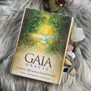 Gaia Oracle Card Deck with Physical Guidebook by Toni Carmine Salerno