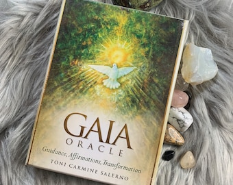 Gaia Oracle Card Deck with Physical Guidebook by Toni Carmine Salerno