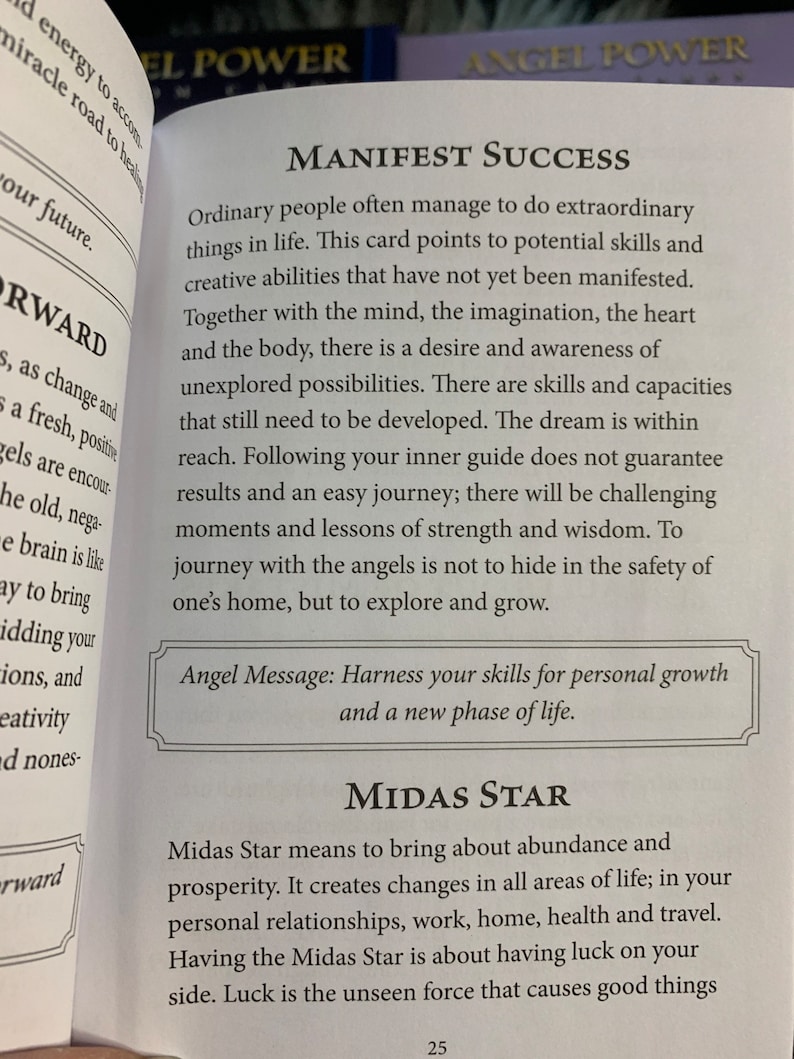 Angel Power wisdom oracle card deck