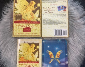 Healing with the Fairies Oracle Cards with Guidebook by Doreen Virtue | Open Box | Out of Print | Oracle Deck | Authentic! Rare!