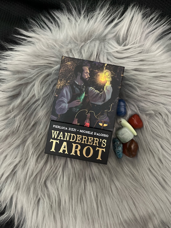 Wanderer's Tarot Card Deck With Physical Guidebook Included by