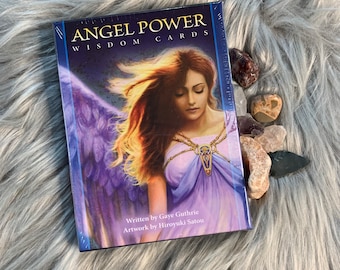 Talia kart wyroczni Angel Power Wisdom z przewodnikiem