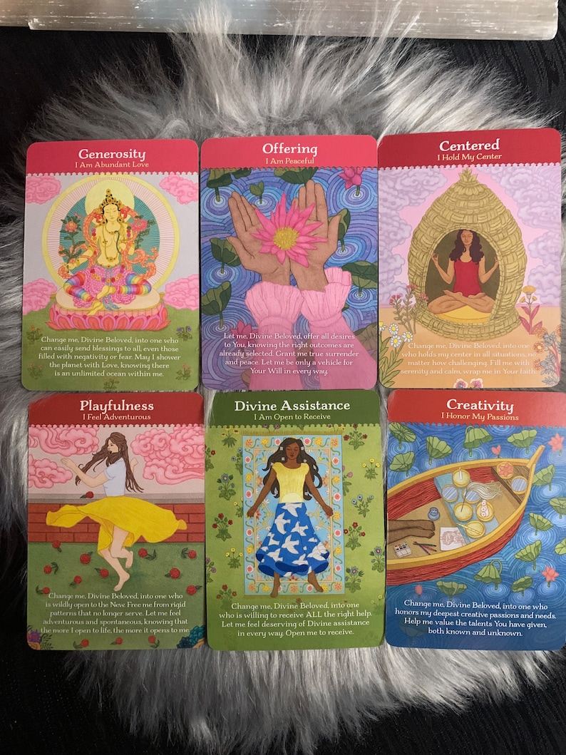 Divine Beloved Oracle Deck by Tosha Silver | Oracle Cards - Etsy