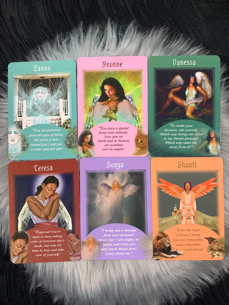 Messages From Your Angels Oracle Cards and Guidebook by Doreen Virtue ...
