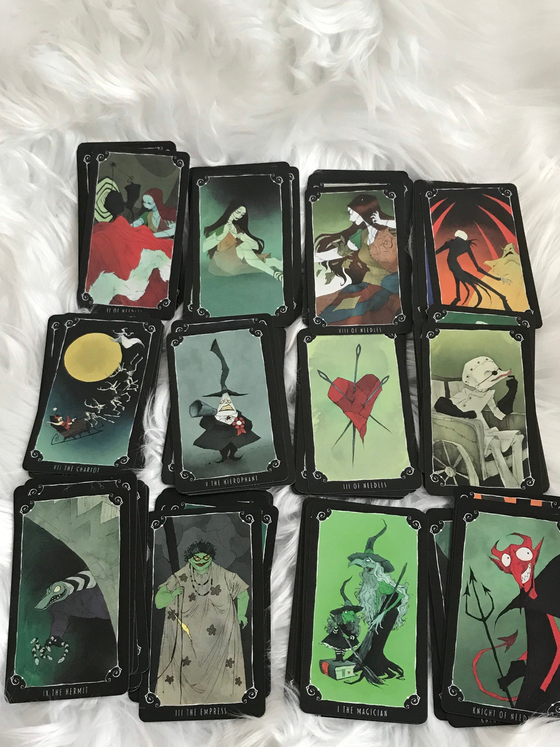 Nightmare Before Christmas Tarot Cards 