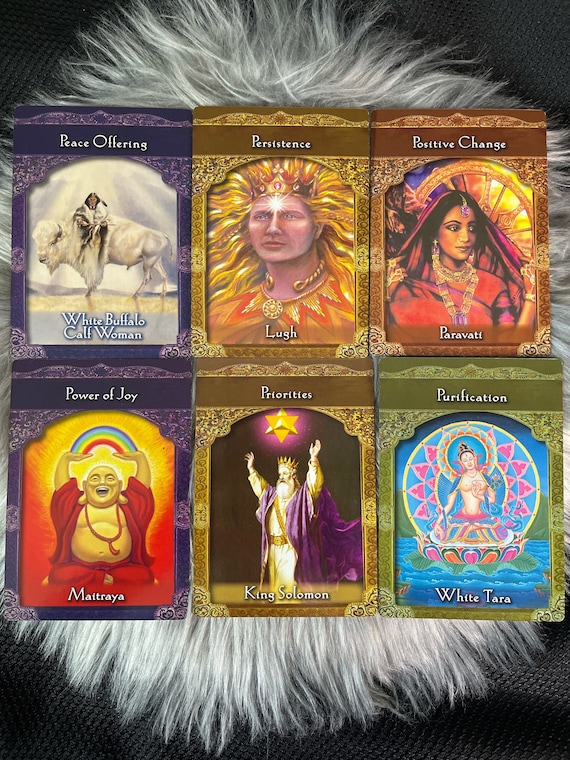 Authentic Ascended Masters Oracle Cards With Physical Guidebook by