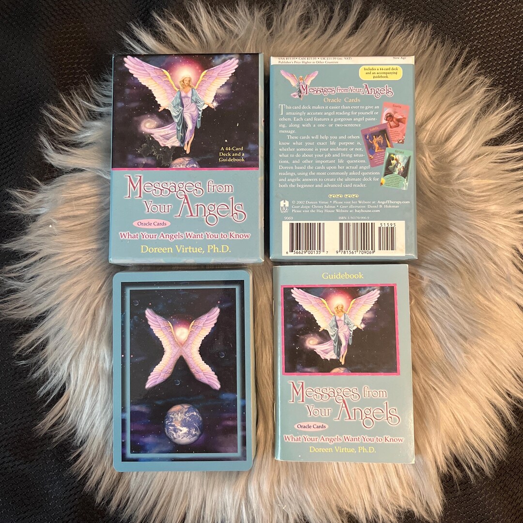 Messages From Your Angels Oracle Cards and Guidebook by Doreen Virtue ...
