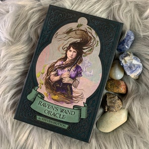 Jeu de cartes Oracle Raven's Wand et guide physique par Steven Hutton