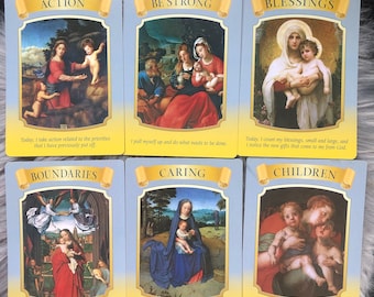 新品　MARY, QUEEN of ANGELS オラクルカード Mary, Queen of Angels Oracle Cards: Virtue, Doreen