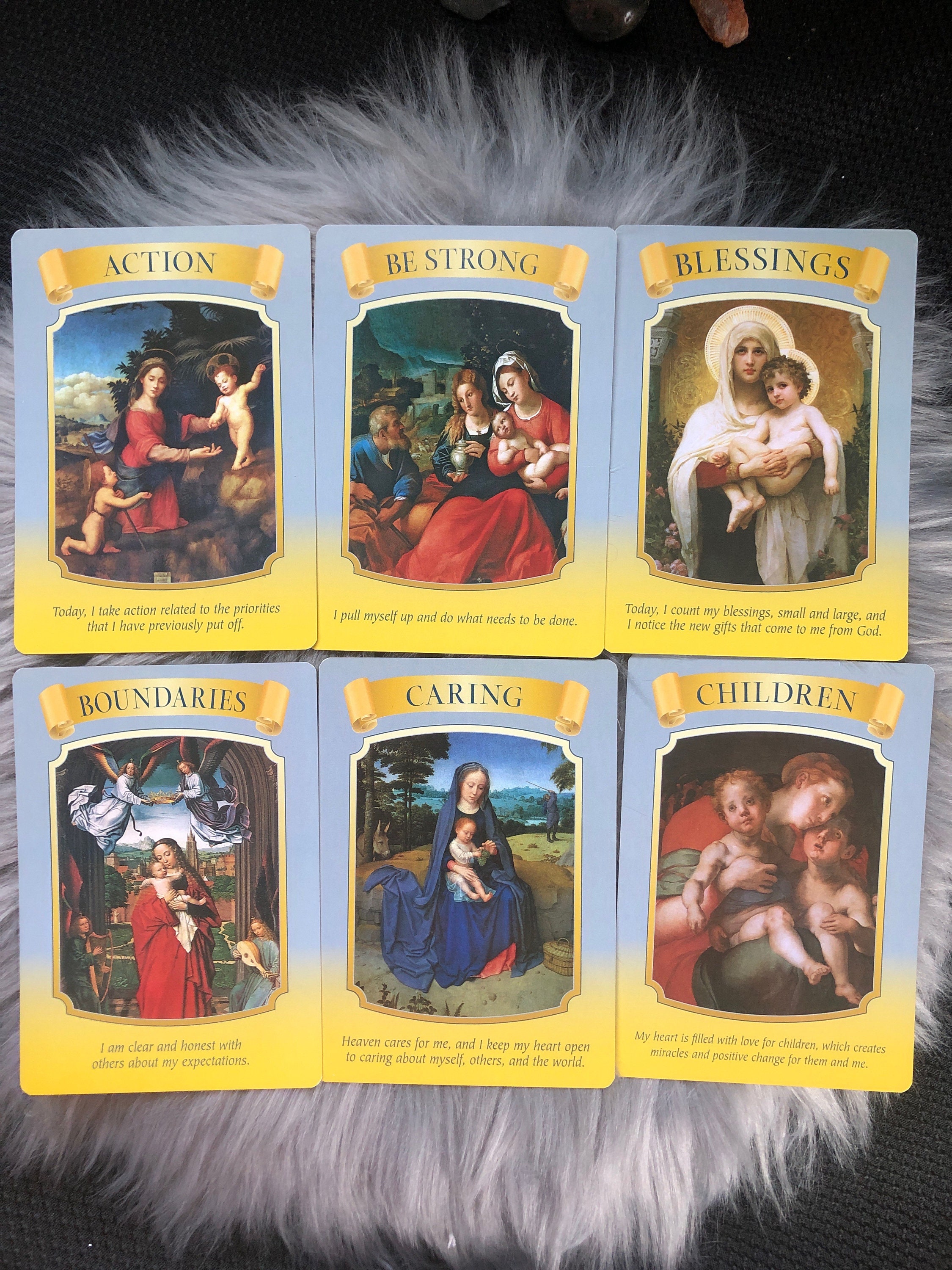 Mary Queen of Angel's Oracle Card Deck and Physical