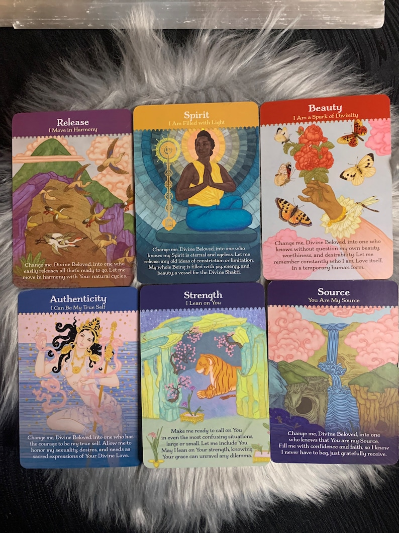 Divine Beloved Oracle Deck by Tosha Silver | Oracle Cards - Etsy