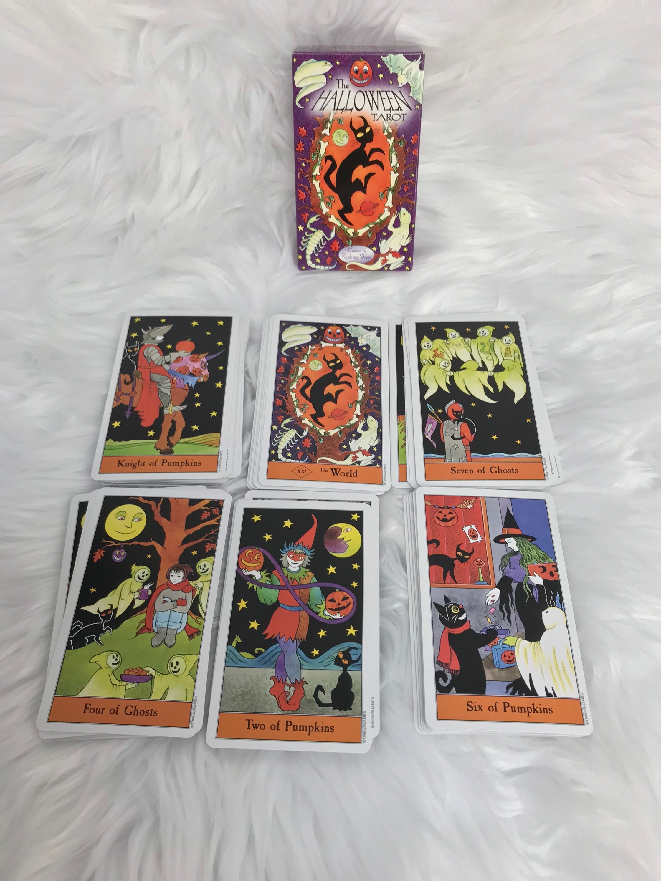 The Halloween Tarot with guidebook Etsy