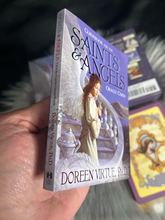 絶版！ 未開封！ オラクルカード「SAINTS＆ANGELS」 ドリーン・バーチュー著『聖人と天使のオラクルカードとガイド