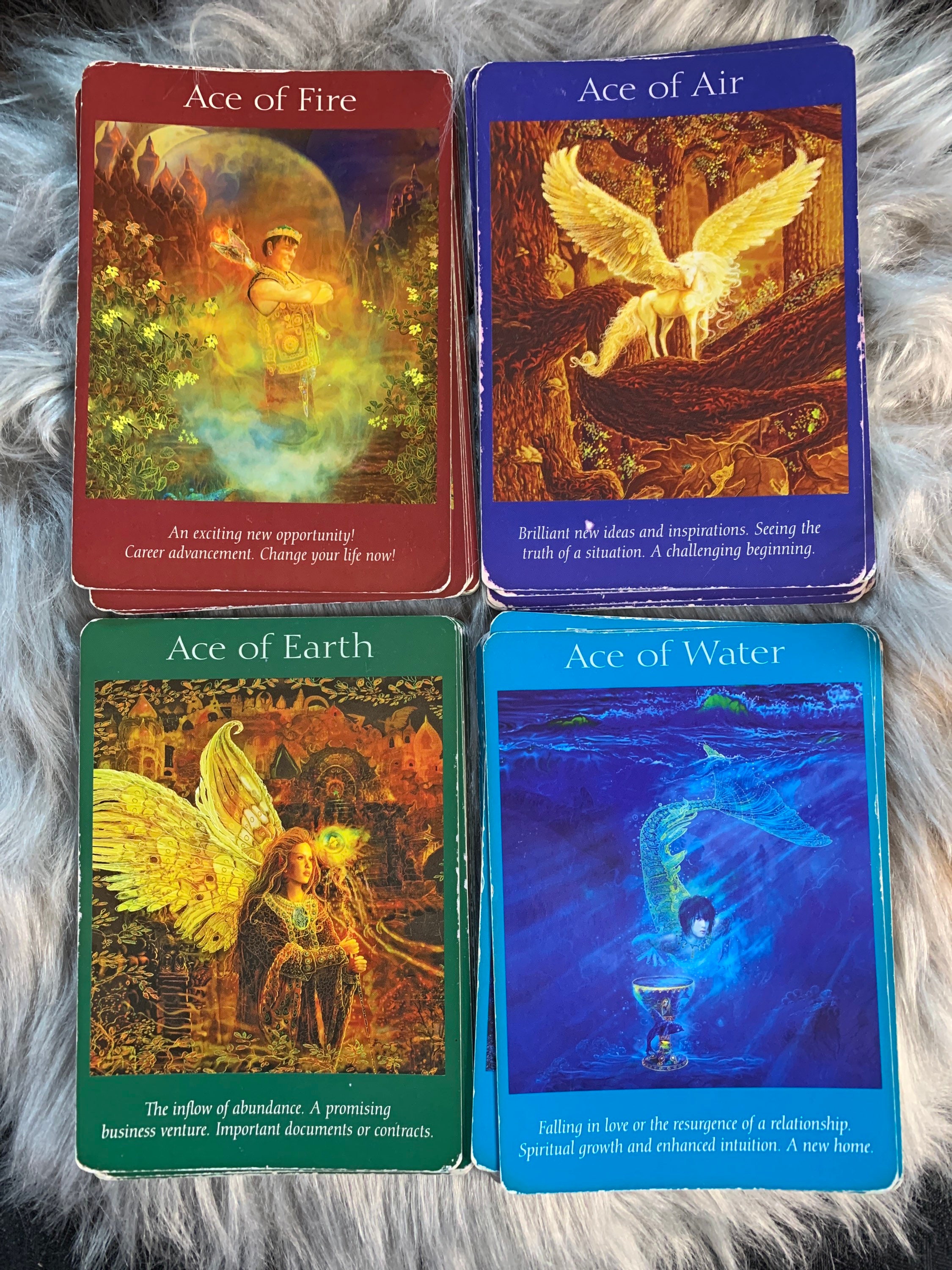Angel Tarot Cards With Guidebook by Doreen Virtue and Radleigh Etsy
