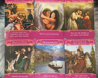 文学・小説 The Romance Angels Oracle Cards The Romance Angels Oracle Card Deck and Physical Guidebook