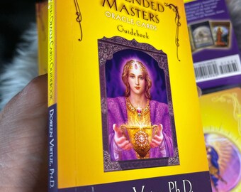 Authentic Ascended Masters Oracle Cards With Physical Guidebook by