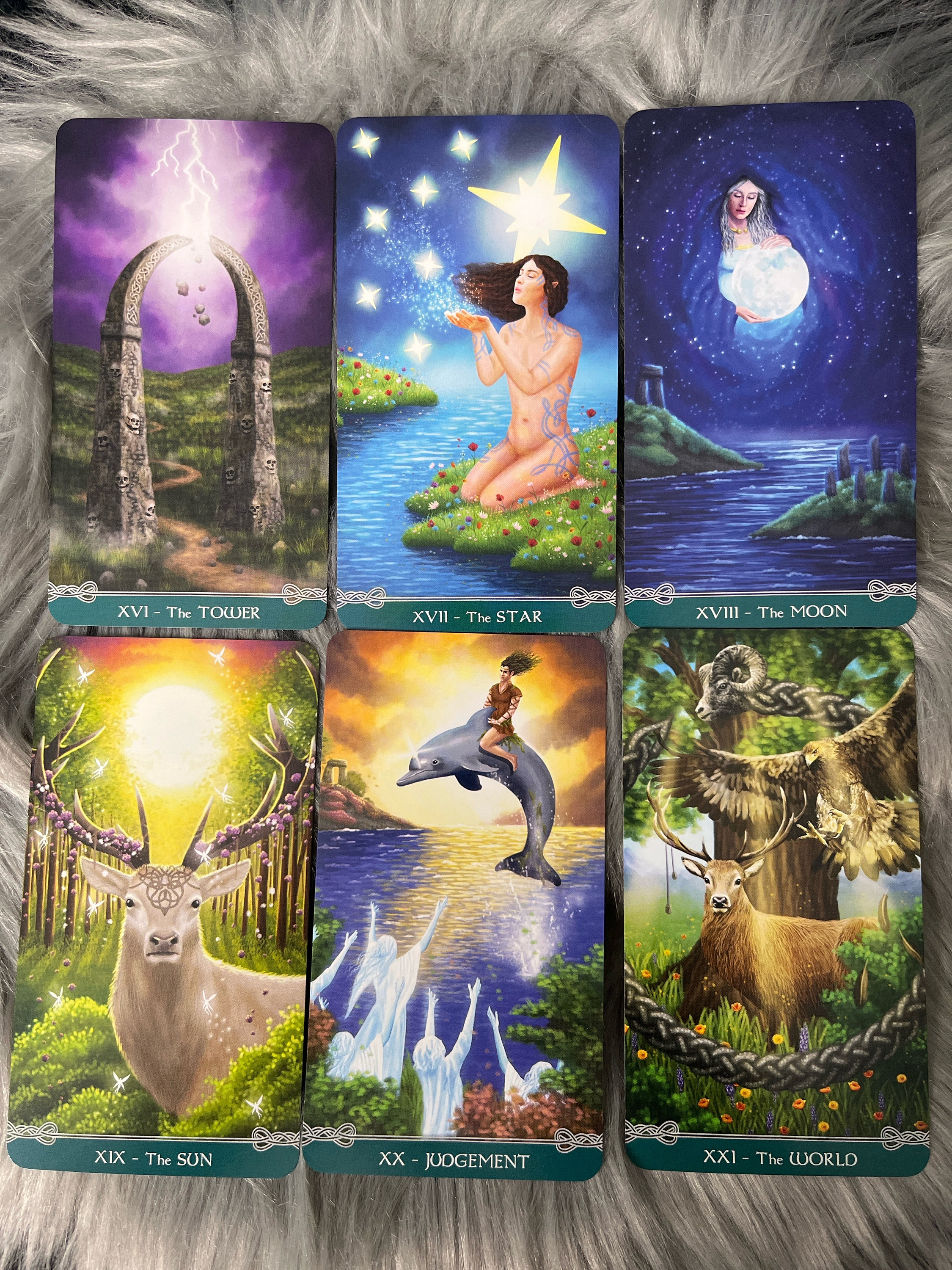 Universal Celtic Tarot Deck: Scagliotti Art, Instruction Guide - Etsy