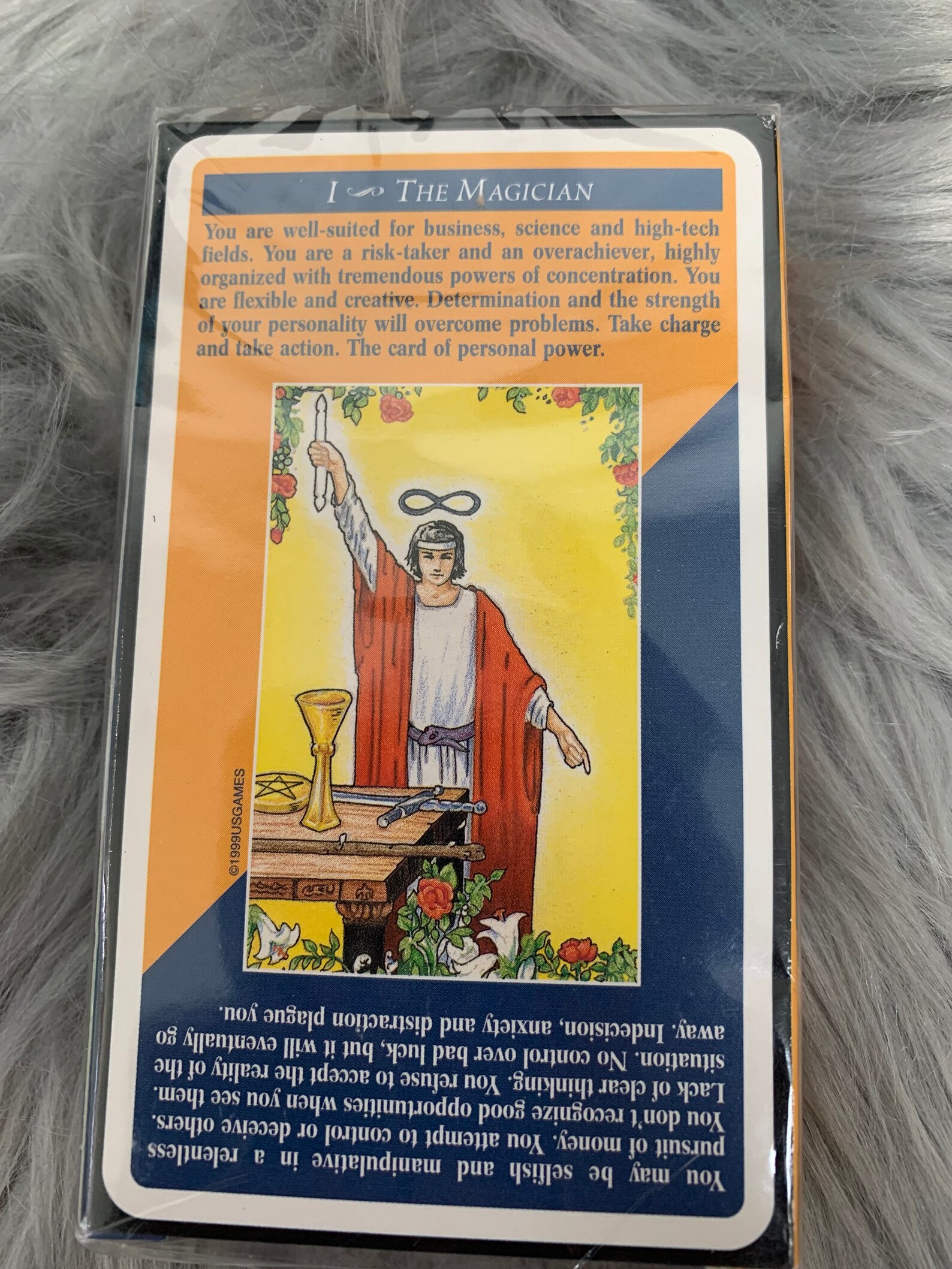 Quick & Easy Tarot Deck With Guide Card Meaning of Tarot on Etsy