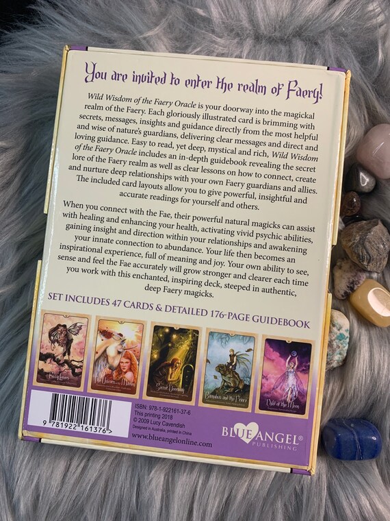 Wild Wisdom of the Faery Oracle Card Deck With Physical Guidebook