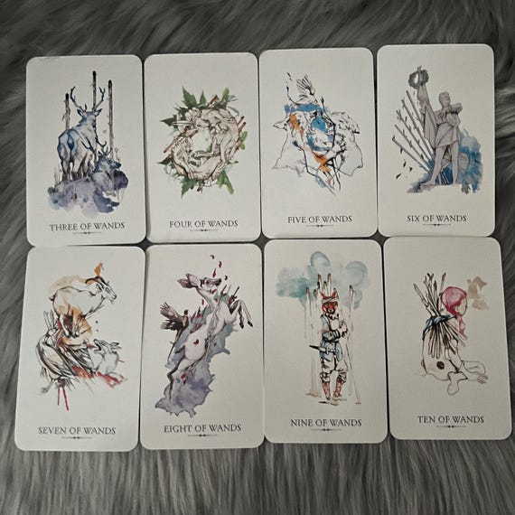 The Linestrider Tarot Card Deck and Physical Guidebook Box