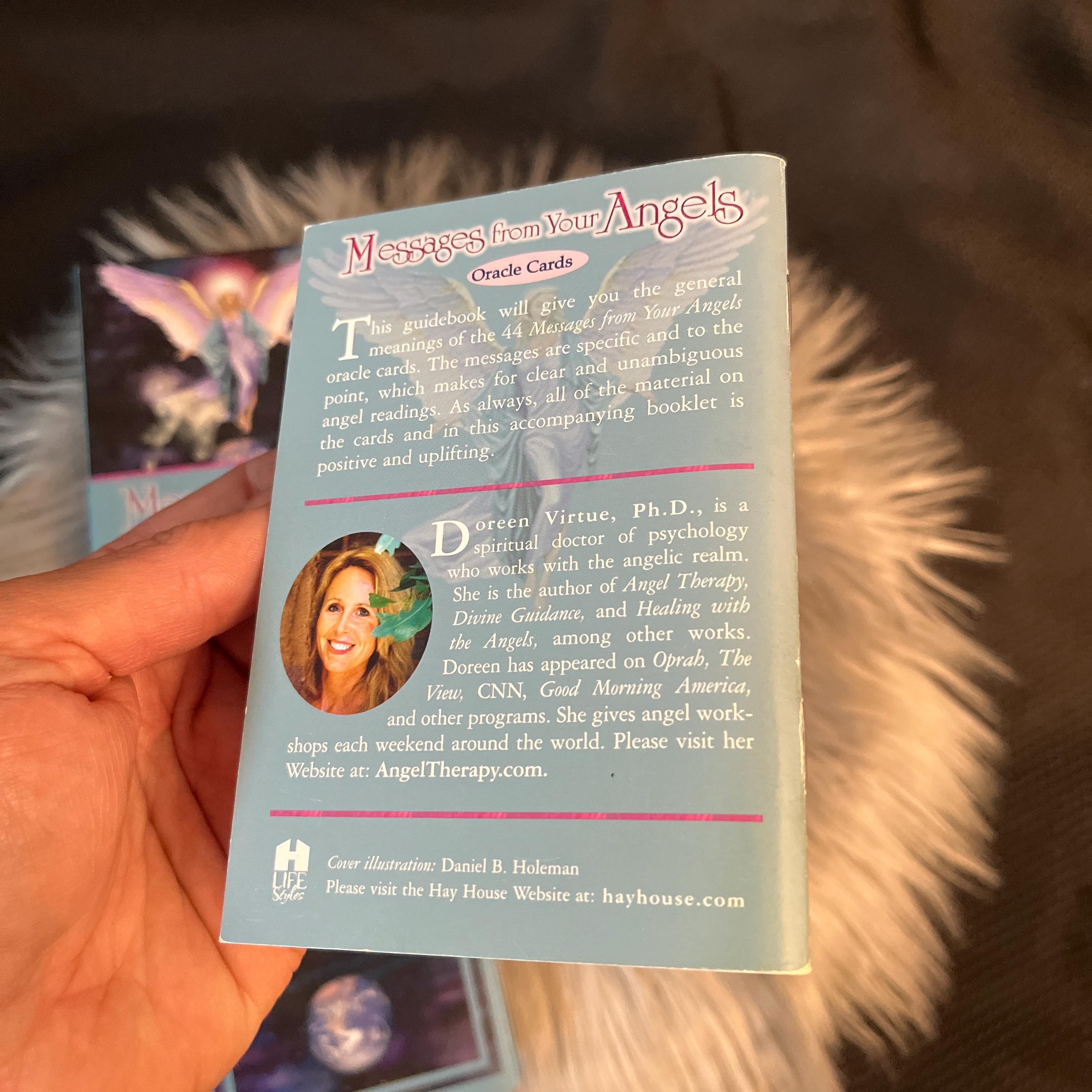 Messages From Your Angels Oracle Cards and Guidebook by Doreen Virtue ...