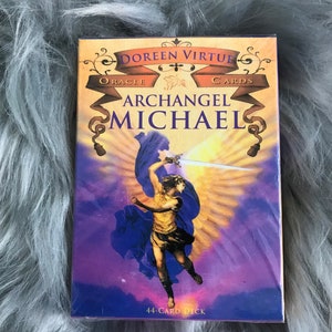 Mini Archangel Michael Oracle Deck by Doreen Virtue | with Digital pdf Guidebook | No Physical Guidebook included
