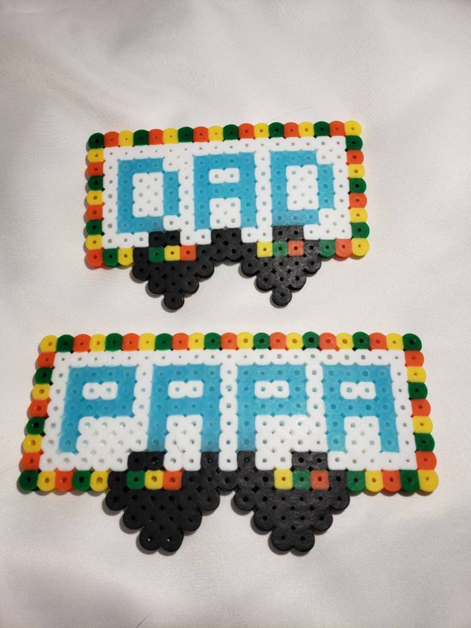 Dad/dad Lights up in the Dark Perler Beads Etsy UK