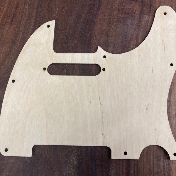 Telecaster 8 hole wood pick guard fits USA guitar