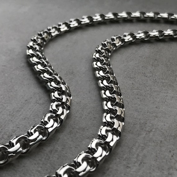 925\' Sterling Silver Chain, Men\'s Necklace, Men\'s Silver Necklace, Women  Silver Necklace, Men Chain, Silver Chain, Gift for Men - Etsy | Kettenanhänger