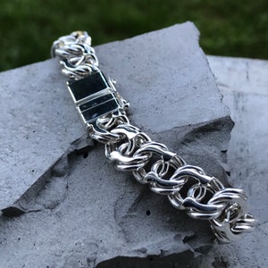 Herenarmband, 925' sterlingzilveren herenarmband, zilveren herenarmband, herenarmbandzilver, geoxideerde sieraden