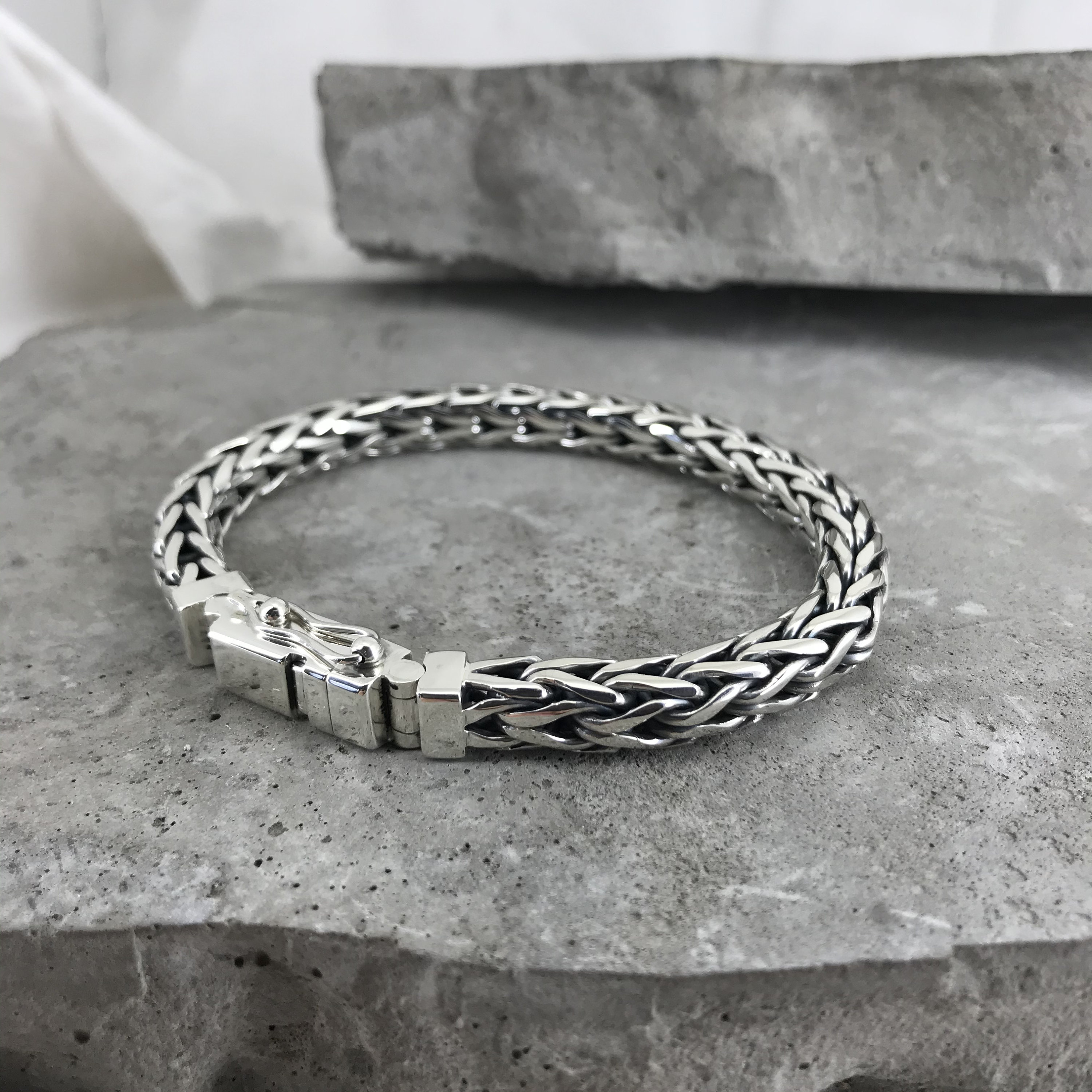 Men's Bracelet 925' Sterling Silver Men's Etsy