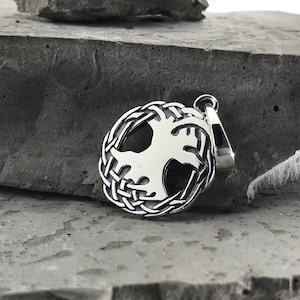 Handmade Sterling Silver Tree of Life Pendant: Yggdrasil Necklace