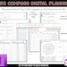 Blue Digital Onenote Planner Undated | Onenote Template Digital ...