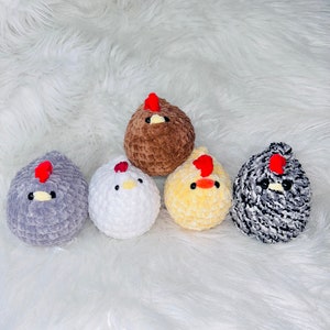 Crochet Chicken Plushie