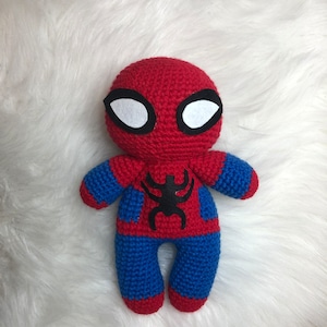 Hand Crocheted Spiderman Plushie